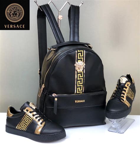 versace gift set with backpack